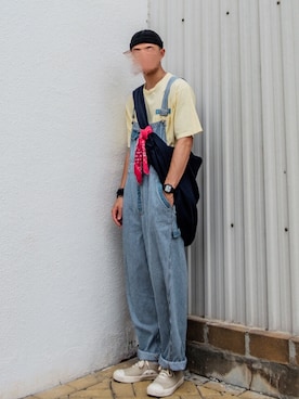 「工装」｜notrobotさん（メンズ・177cm）の春コーディネート