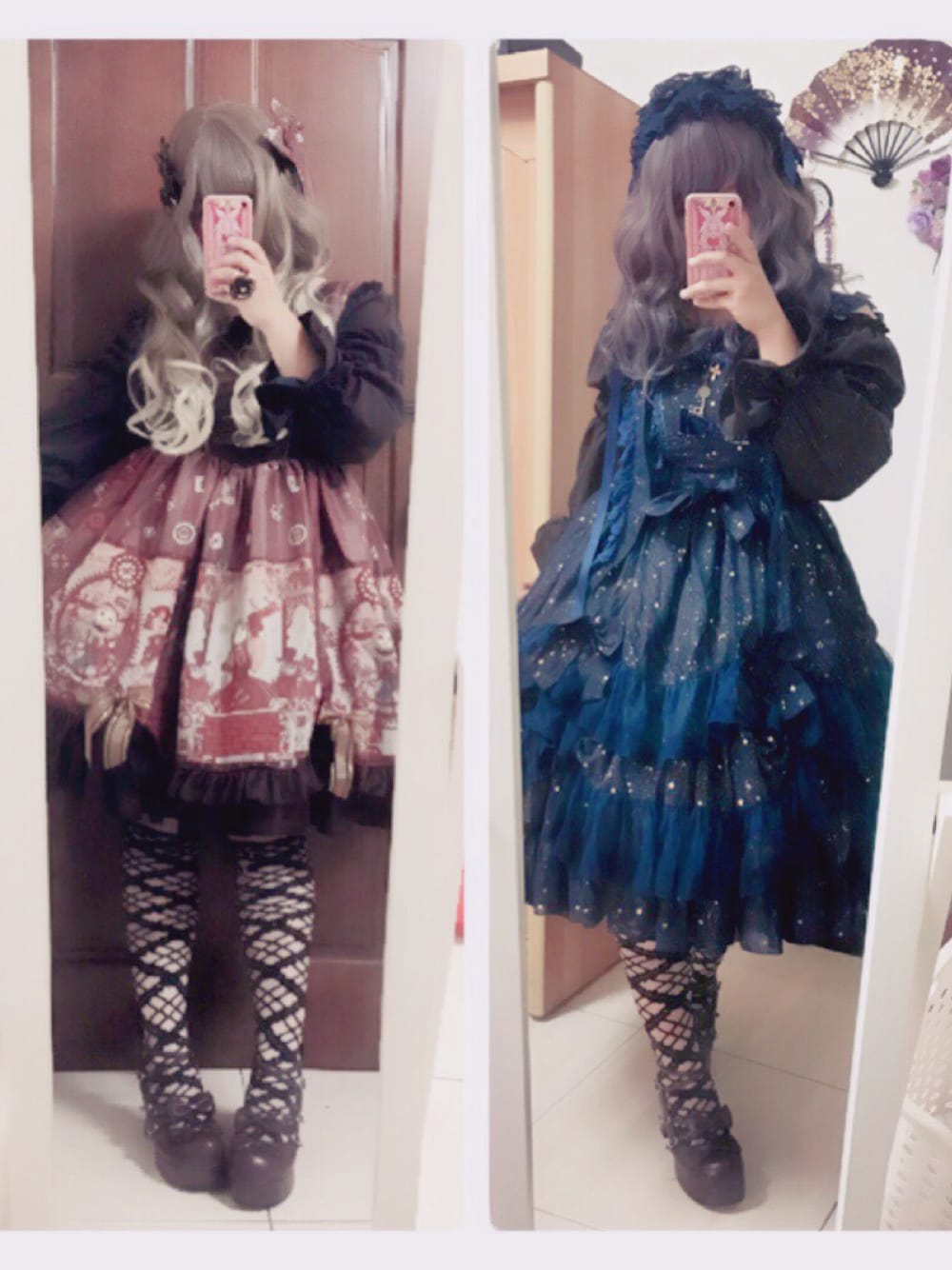 「lolita、ロリータ、neverland」｜「Neverlandのアイテム（ワンピース、ブラウン系）」を使った、アンナ✨さん（レディース・162cm）の冬コーディネートの1枚目の写真