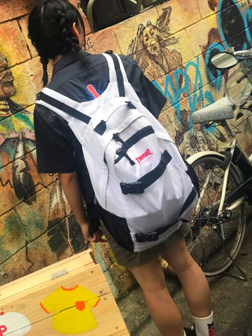 イマイ Thrasherのバックパック リュックを使ったコーディネート Wear