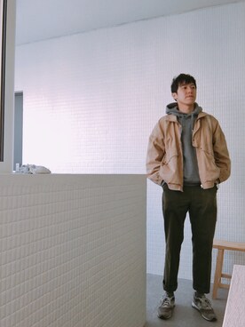 「british army」｜Chang Chih Huaさん（メンズ・180cm）の冬コーディネート