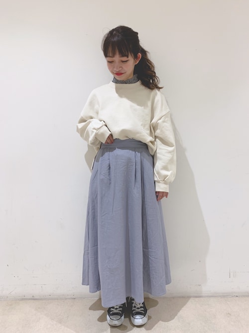 Mi Na Earth Music Ecology Earth Music Ecologyのスカートを使ったコーディネート Wear