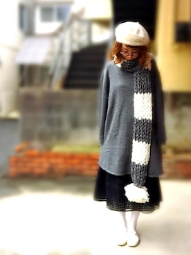 アクロン🚛🎶さん(レディース・163cm)の冬コーディネート