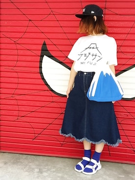 「BENCH'S SELECT（ベンチセレクト）のアイテム」を使った、アクロン🚛🎶さん（レディース・164cm）の夏コーディネート