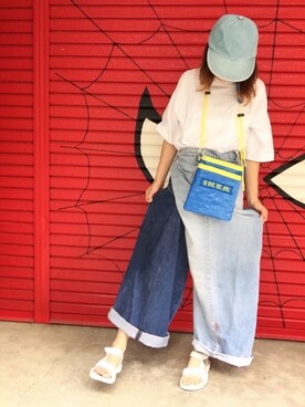 「COBICOBI（コビコビ）のアイテム」を使った、アクロン🚛🎶さん（レディース・164cm）の夏コーディネート