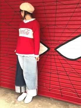 「COBICOBI（コビコビ）のアイテム」を使った、アクロン🚛🎶さん（レディース・164cm）の秋コーディネート