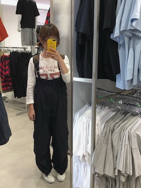 「HeM（ヘム）のアイテム（バッグ）」を使った、アクロン🚛🎶さん（レディース・164cm）の春コーディネート