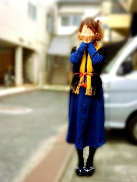 「ハロウィン」｜「アイテム（ラッピングキット）」を使った、アクロン🚛🎶さん（レディース・163cm）の秋コーディネート