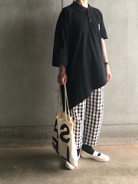 「IamI in fact…」｜アクロン🚛🎶さん（レディース・164cm）の夏コーディネート