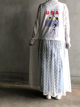 アクロン🚛🎶さん（レディース・164cm）の春コーディネート