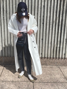 「スボーツミックス」｜「アイテム（ジャケット/アウター）」を使った、mayuさん（レディース・162cm）の春コーディネート