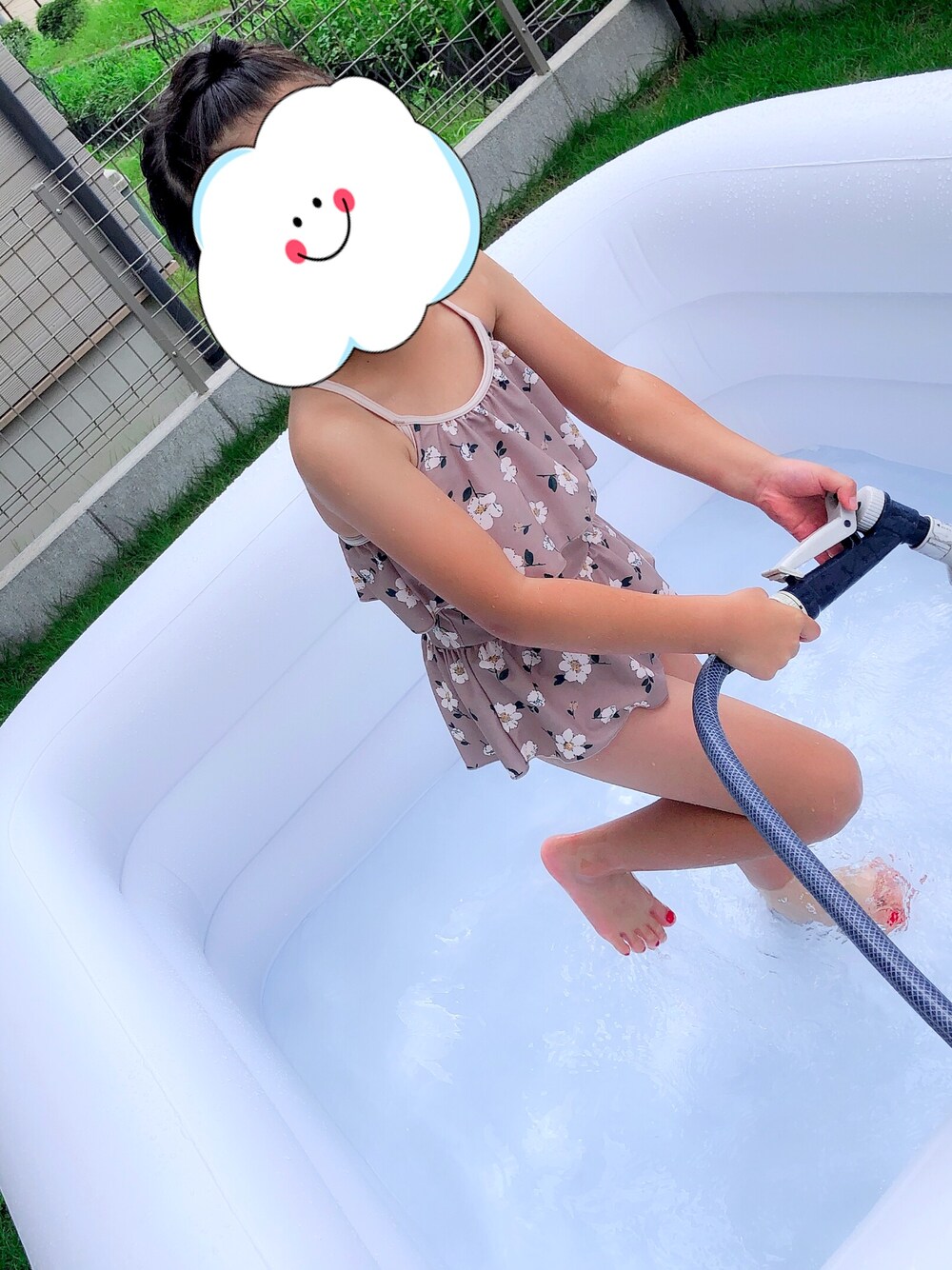 「5歳」｜「Birthdayのプチプラ♡（水着、ブラウン系）」を使った、ayumindayoooさん（キッズ・110cm）の夏コーディネートの1枚目の写真