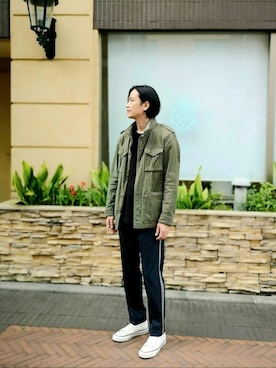 「UNITED ARROWS（ユナイテッドアローズ）のアイテム（その他アウター）」を使った、martingさん（メンズ・175cm）の春コーディネート