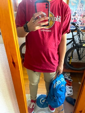 「アイテム（チノパンツ）」を使った、⭐︎さん（メンズ・170cm・20代）の夏コーディネート