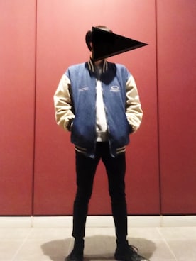 「RED KAP（レッドキャップ）のアイテム（ジャケット/アウター）」を使った、pineさん（メンズ・176cm）の春コーディネート
