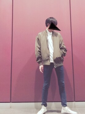「EMODA（エモダ）のアイテム（ジャケット/アウター）」を使った、pineさん（メンズ・176cm）の春コーディネート