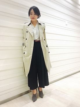 「UNTITLED（アンタイトル）のアイテム（その他アウター）」を使った、UNTITLEDさん（レディース・160cm）の冬コーディネート