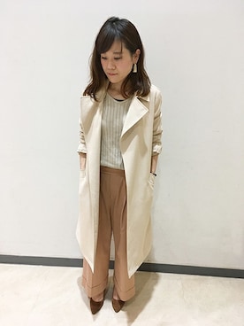 「UNTITLED（アンタイトル）のアイテム（その他アウター）」を使った、UNTITLEDさん（レディース・150cm）の春コーディネート