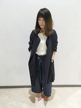 「UNTITLED（アンタイトル）のアイテム（その他アウター）」を使った、UNTITLEDさん（レディース・150cm）の春コーディネート