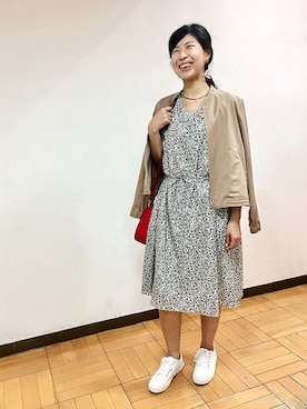 「UNTITLED（アンタイトル）のアイテム（ブルゾン）」を使った、UNTITLEDさん（レディース・163cm）の春コーディネート