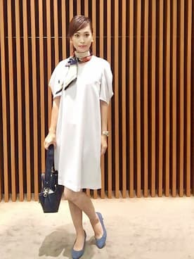 「UNTITLED（アンタイトル）のアイテム（ハンドバッグ）」を使った、UNTITLEDさん（レディース・169cm）の夏コーディネート