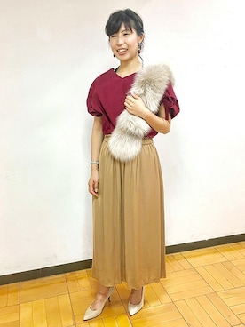 「UNTITLED（アンタイトル）のアイテム（パンプス）」を使った、UNTITLEDさん（レディース・163cm）の夏コーディネート