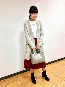 「UNTITLED（アンタイトル）のアイテム（アクセサリー）」を使った、UNTITLEDさん（レディース・163cm）の秋コーディネート