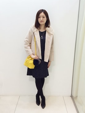 「UNTITLED（アンタイトル）のアイテム（その他アウター）」を使った、UNTITLEDさん（レディース・168cm）の秋コーディネート