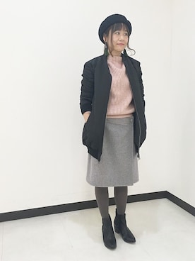 「UNTITLED（アンタイトル）のアイテム（ブルゾン）」を使った、UNTITLEDさん（レディース・150cm）の秋コーディネート