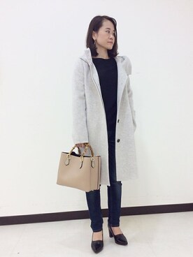 「UNTITLED（アンタイトル）のアイテム（その他アウター）」を使った、UNTITLEDさん（レディース・150cm）の冬コーディネート