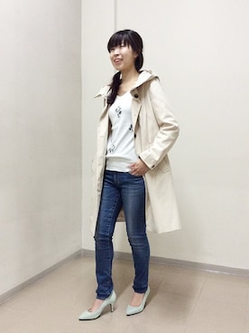 「UNTITLED（アンタイトル）のアイテム（その他アウター）」を使った、UNTITLEDさん（レディース・163cm）の冬コーディネート