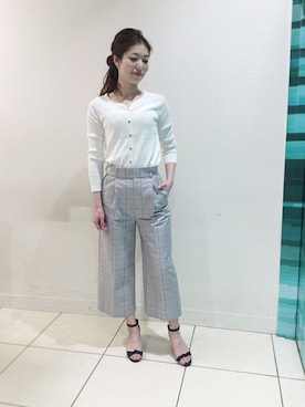 「UNTITLED（アンタイトル）のアイテム（サンダル）」を使った、UNTITLEDさん（レディース・167cm）の冬コーディネート