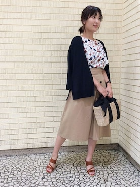 「UNTITLED（アンタイトル）のアイテム（アンサンブル）」を使った、UNTITLEDさん（レディース・163cm）の春コーディネート