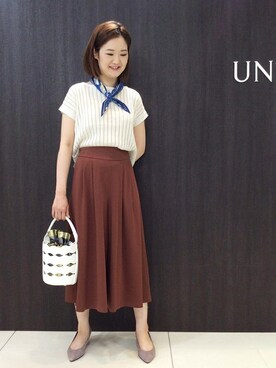 「UNTITLED（アンタイトル）のアイテム（財布/小物）」を使った、UNTITLEDさん（レディース・168cm）の夏コーディネート