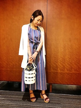 「UNTITLED（アンタイトル）のアイテム（サンダル）」を使った、UNTITLEDさん（レディース・150cm）の夏コーディネート