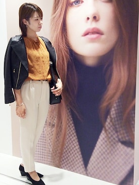 「UNTITLED（アンタイトル）のアイテム（その他アウター）」を使った、UNTITLEDさん（レディース・164cm）の秋コーディネート