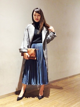 「UNTITLED（アンタイトル）のアイテム（その他アウター）」を使った、UNTITLEDさん（レディース・159cm）の秋コーディネート