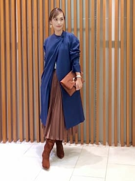 「UNTITLED（アンタイトル）のアイテム（その他アウター）」を使った、UNTITLEDさん（レディース・169cm）の秋コーディネート