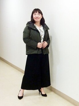 「UNTITLED（アンタイトル）のアイテム（ジャケット/アウター）」を使った、UNTITLEDさん（レディース・162cm）の秋コーディネート
