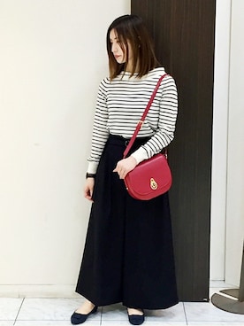 「UNTITLED（アンタイトル）のアイテム（その他シューズ）」を使った、UNTITLEDさん（レディース・155cm）の秋コーディネート