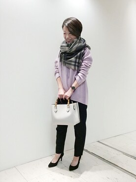 「UNTITLED（アンタイトル）のアイテム（パンプス）」を使った、UNTITLEDさん（レディース・151cm）の秋コーディネート