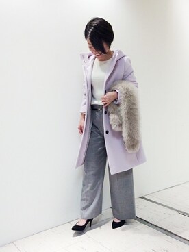 「UNTITLED（アンタイトル）のアイテム（その他アウター）」を使った、UNTITLEDさん（レディース・151cm）の秋コーディネート