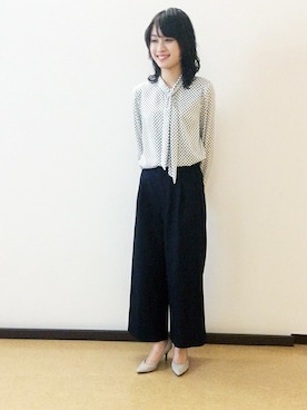 「UNTITLED（アンタイトル）のアイテム（パンプス）」を使った、UNTITLEDさん（レディース・163cm）の冬コーディネート