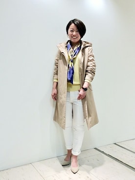 「UNTITLED（アンタイトル）のアイテム（その他アウター）」を使った、UNTITLEDさん（レディース・151cm）の冬コーディネート