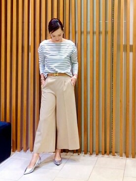 「UNTITLED（アンタイトル）のアイテム（パンプス）」を使った、UNTITLEDさん（レディース・169cm）の冬コーディネート