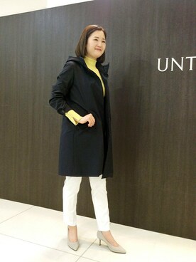 「UNTITLED（アンタイトル）のアイテム（その他アウター）」を使った、UNTITLEDさん（レディース・169cm）の冬コーディネート