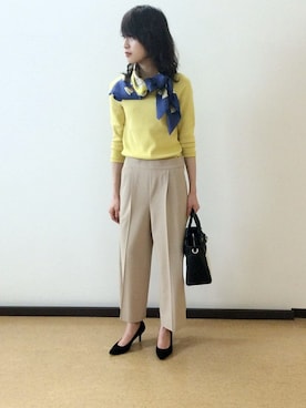 「UNTITLED（アンタイトル）のアイテム（財布/小物）」を使った、UNTITLEDさん（レディース・163cm）の冬コーディネート