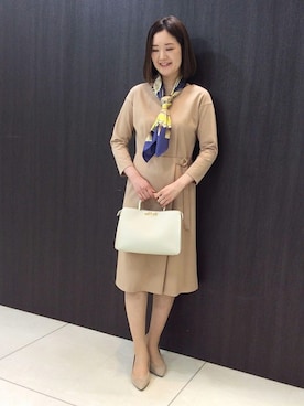「UNTITLED（アンタイトル）のアイテム（財布/小物）」を使った、UNTITLEDさん（レディース・168cm）の春コーディネート