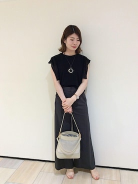 「UNTITLED（アンタイトル）のアイテム（アクセサリー）」を使った、UNTITLEDさん（レディース・160cm）の夏コーディネート