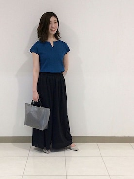 「UNTITLED（アンタイトル）のアイテム（パンプス）」を使った、UNTITLEDさん（レディース・155cm）の夏コーディネート