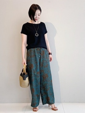 「UNTITLED（アンタイトル）のアイテム（アクセサリー）」を使った、UNTITLEDさん（レディース・162cm）の夏コーディネート